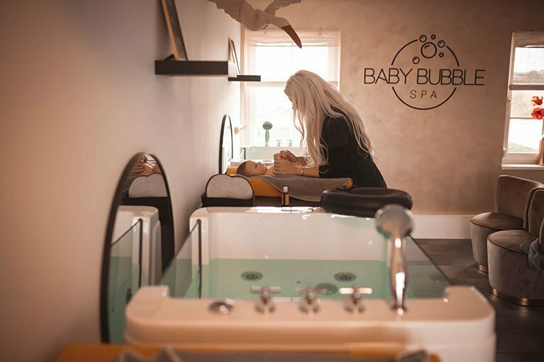 Baby bubble spa behandeling